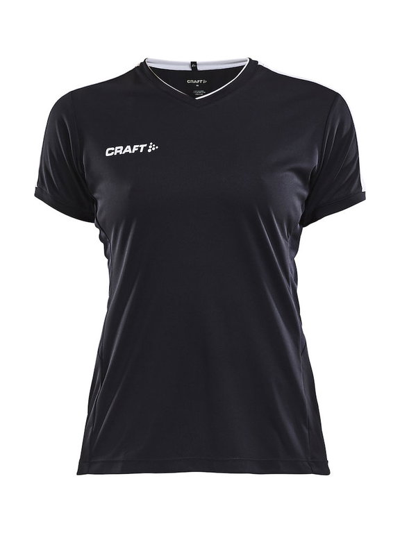 Craft Sport-Shirt Progress Practice (100% Polyester) schwarz Damen